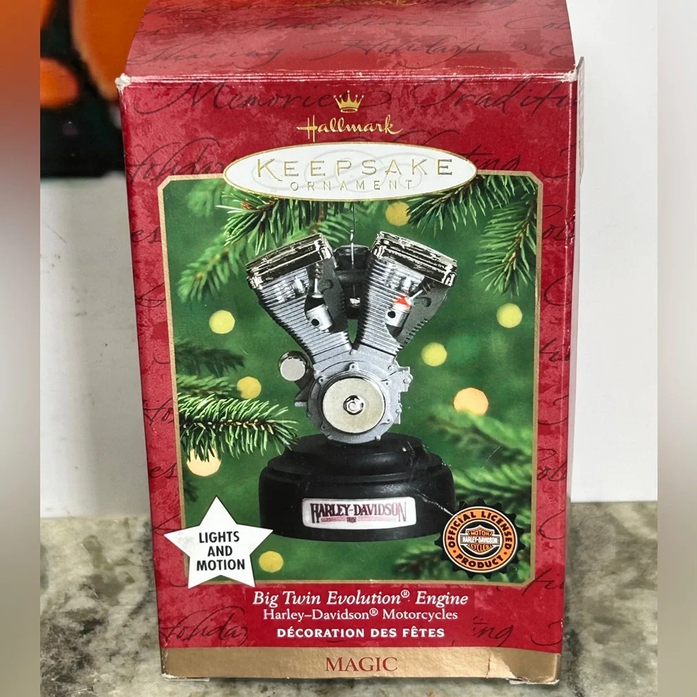 Harley Davidson Twin Engine Hallmark Keepsake Ornament